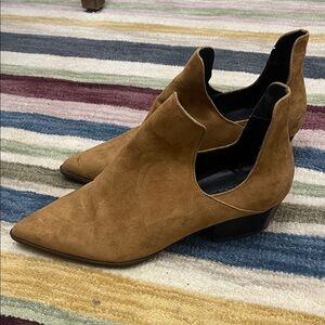 Zara Tan Ankle Boots for Women